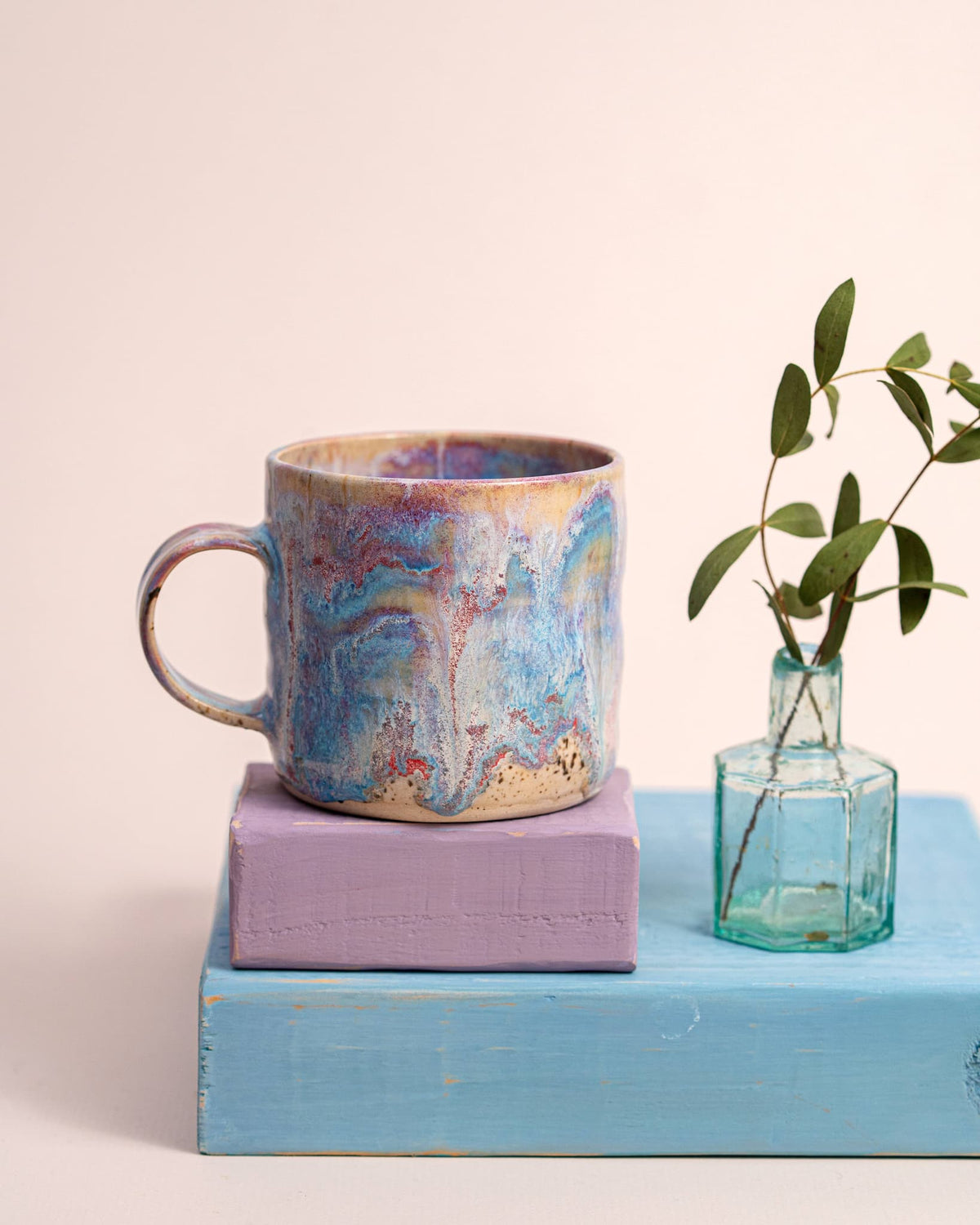 Handmade Stoneware Mug | Coral Seas
