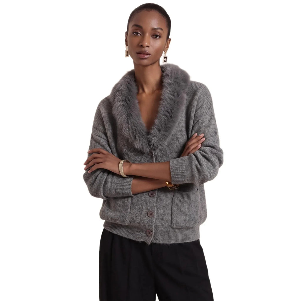Women's Knit Winter Cardigan | Cozy Loose Casual Sweater