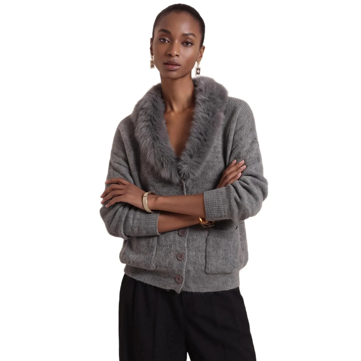 Women's Knit Winter Cardigan | Cozy Loose Casual Sweater