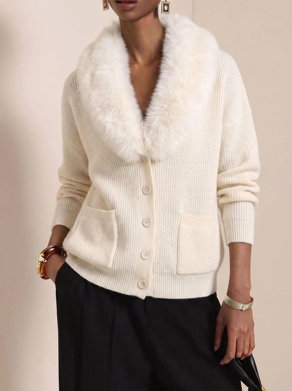 Women's Knit Winter Cardigan | Cozy Loose Casual Sweater
