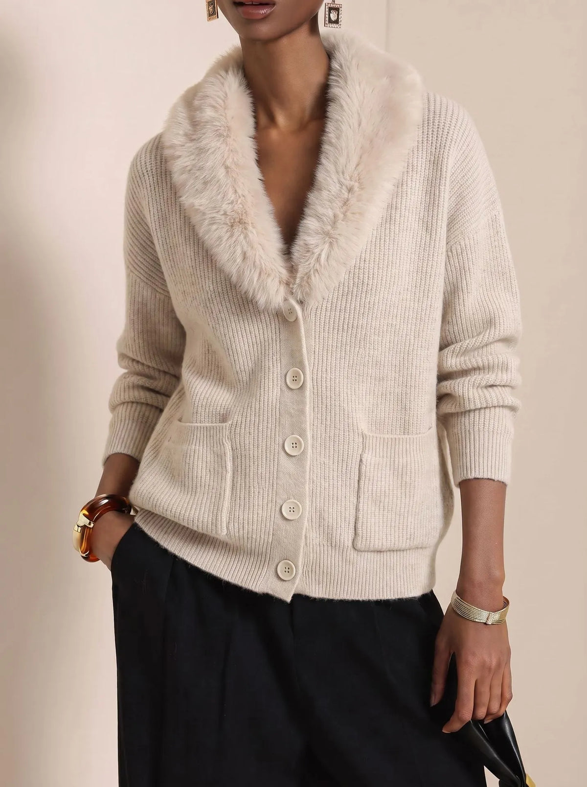 Women's Knit Winter Cardigan | Cozy Loose Casual Sweater