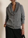 Women's Knit Winter Cardigan | Cozy Loose Casual Sweater