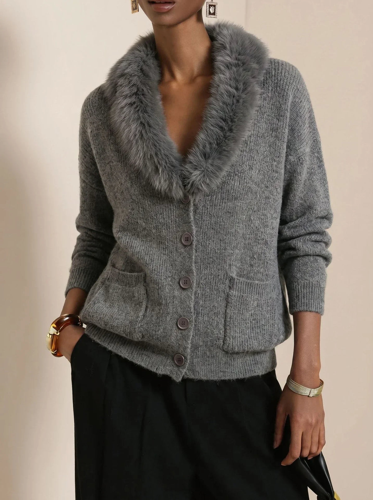 Women's Knit Winter Cardigan | Cozy Loose Casual Sweater
