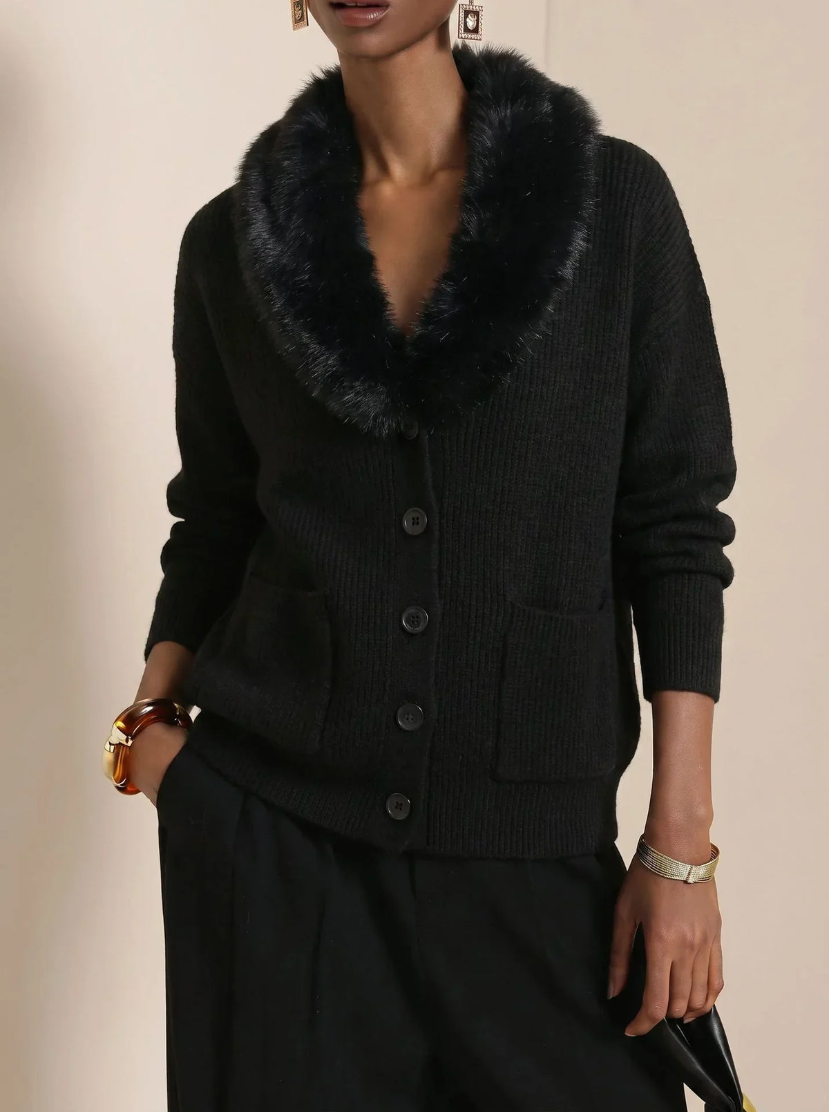 Women's Knit Winter Cardigan | Cozy Loose Casual Sweater