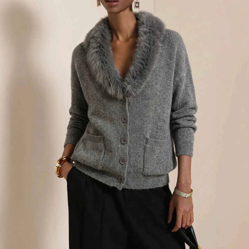Women's Knit Winter Cardigan | Cozy Loose Casual Sweater