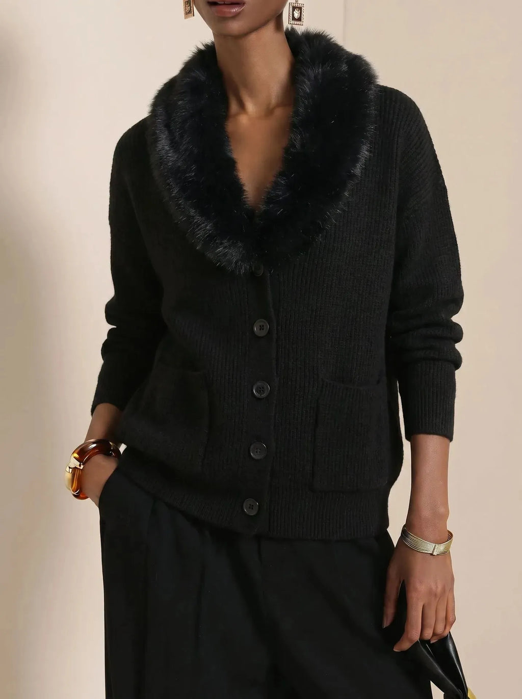 Women's Knit Winter Cardigan | Cozy Loose Casual Sweater