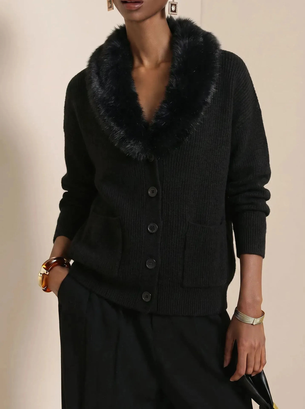 Women's Knit Winter Cardigan | Cozy Loose Casual Sweater