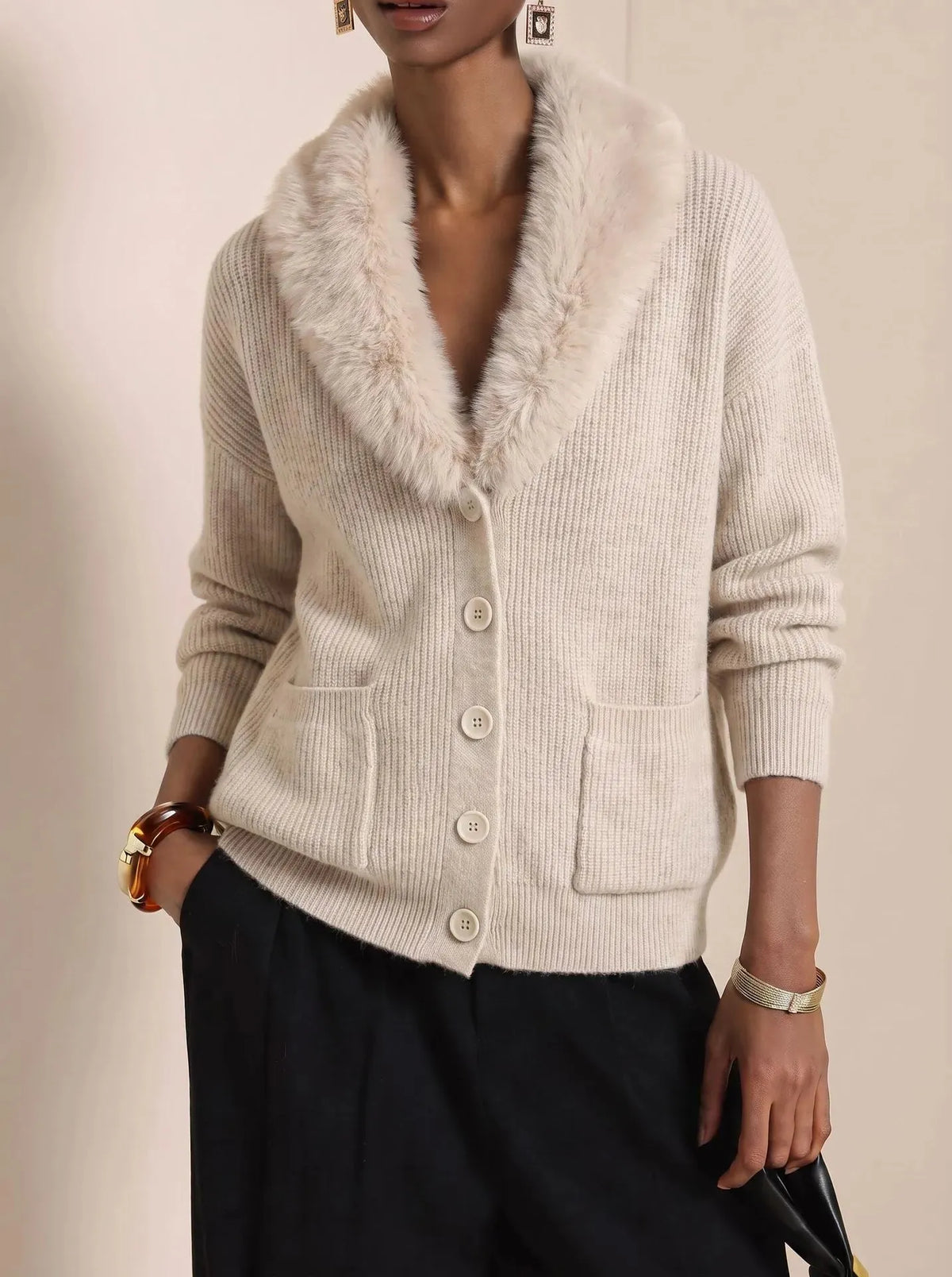 Women's Knit Winter Cardigan | Cozy Loose Casual Sweater