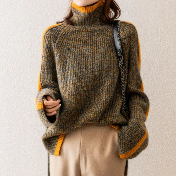 Women's Knit Winter Sweater | Retro Oversized Pullover