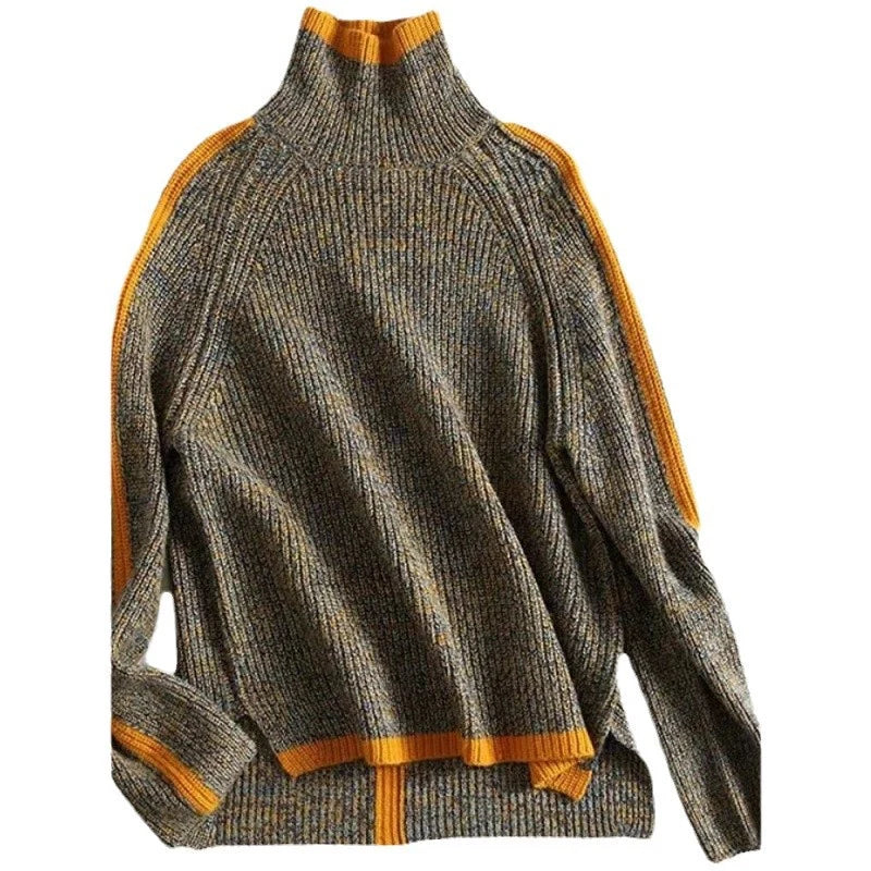 Women's Knit Winter Sweater | Retro Oversized Pullover
