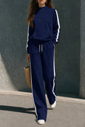 Women's Polyester Sweatsuit Set | Loose Autumn Tracksuit