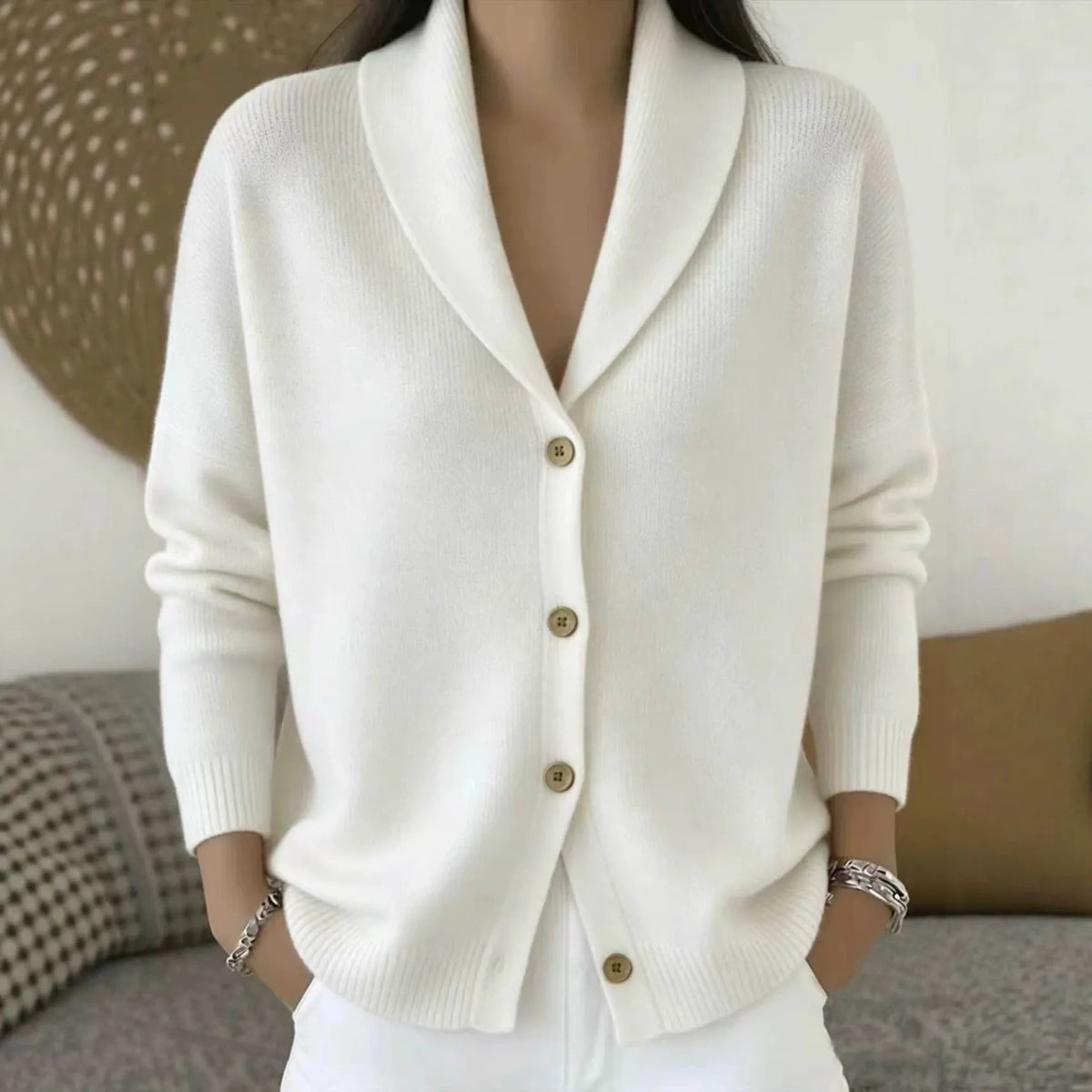 Women's Soft Knit Cardigan Sweater | Casual Long Sleeve Button-Up Top