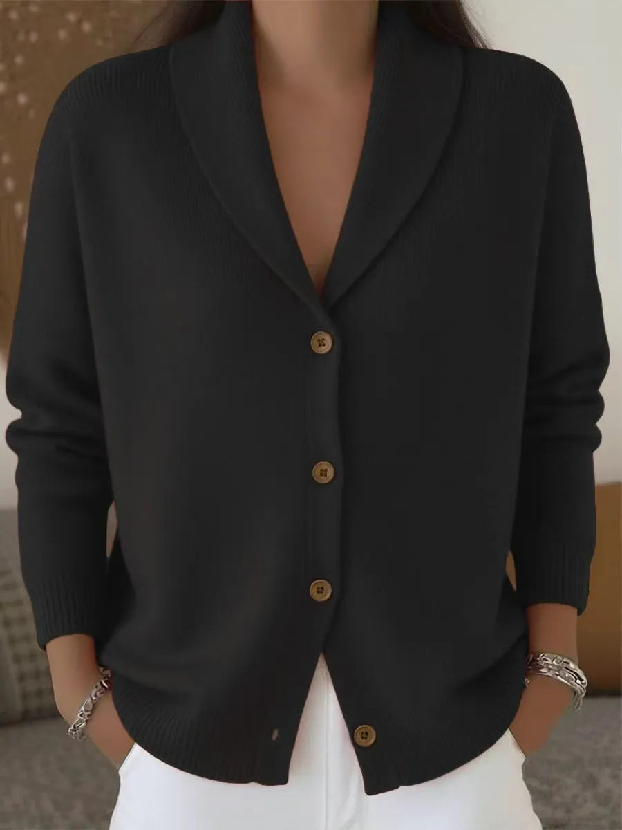 Women's Soft Knit Cardigan Sweater | Casual Long Sleeve Button-Up Top