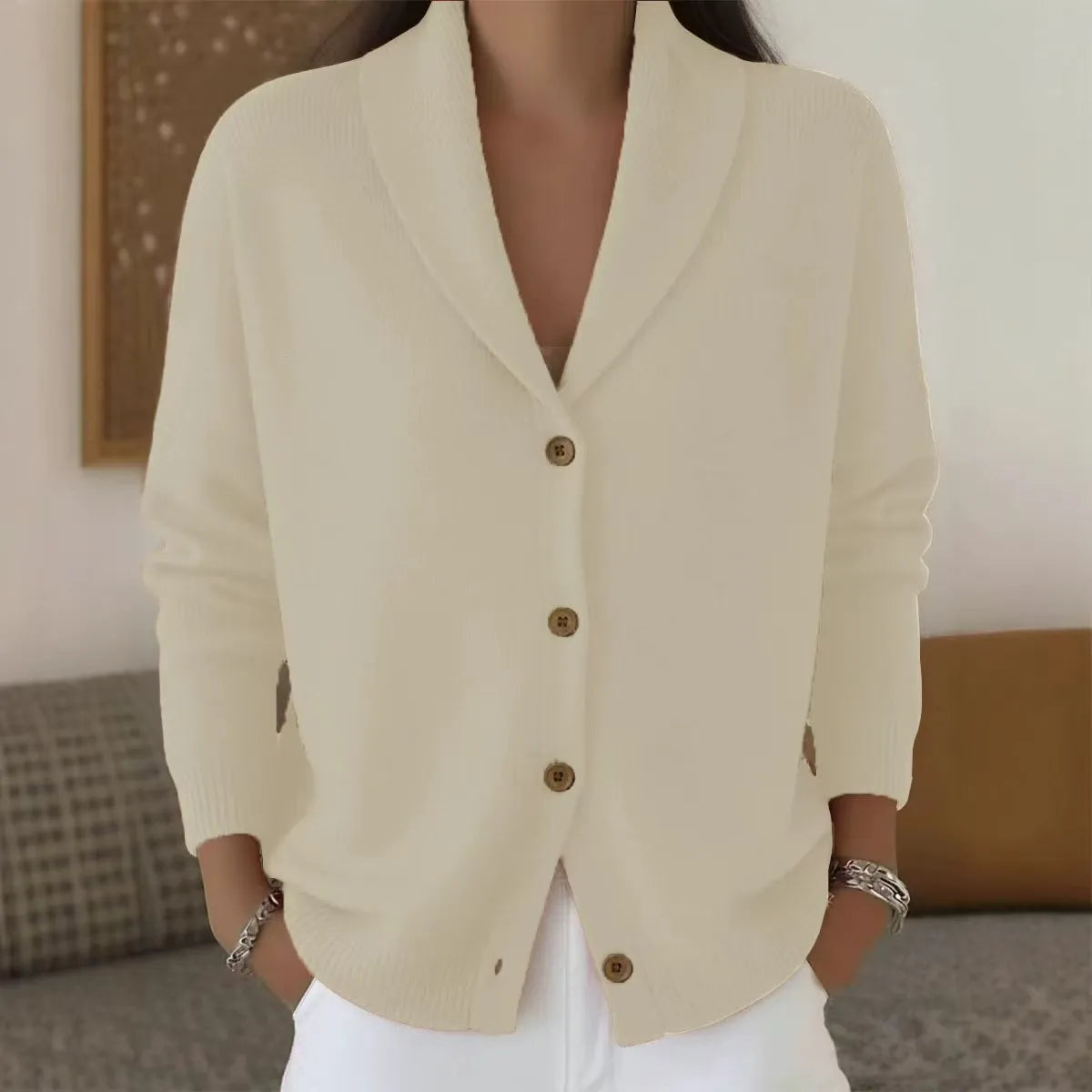 Women's Soft Knit Cardigan Sweater | Casual Long Sleeve Button-Up Top