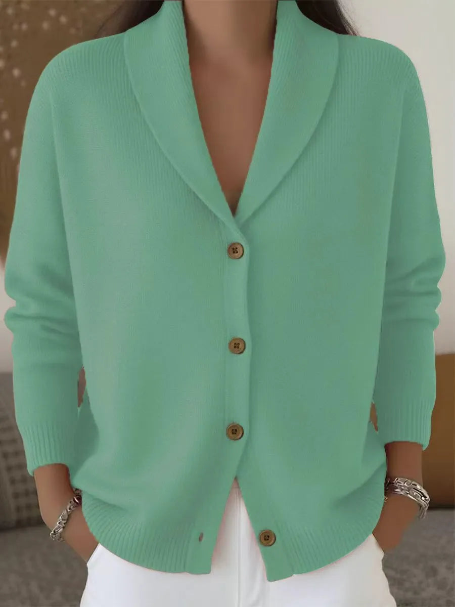 Women's Soft Knit Cardigan Sweater | Casual Long Sleeve Button-Up Top