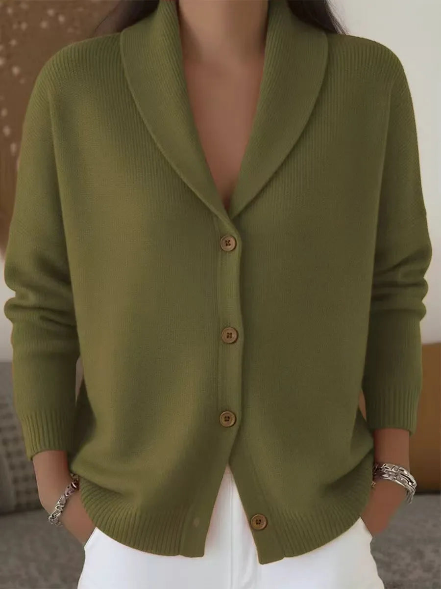 Women's Soft Knit Cardigan Sweater | Casual Long Sleeve Button-Up Top
