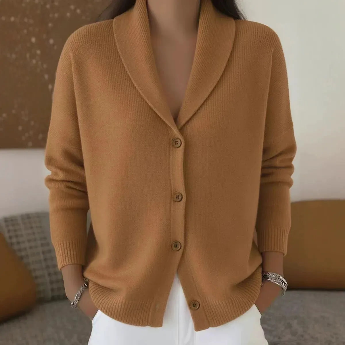 Women's Soft Knit Cardigan Sweater | Casual Long Sleeve Button-Up Top